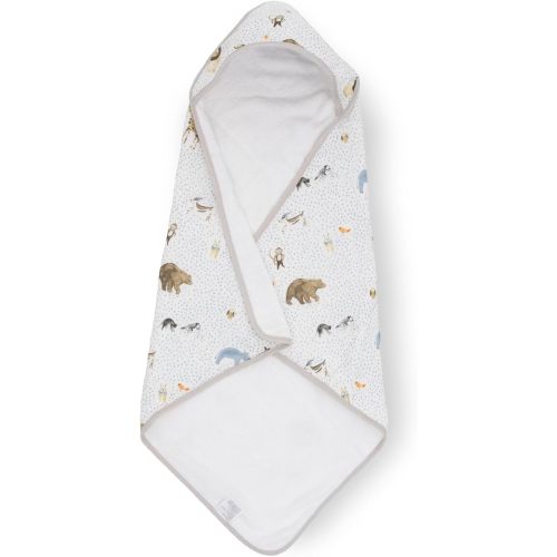 Little Unicorn® Infant Hooded Towel: Party Animals