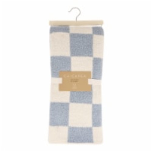 Chickpea® Chenille Blanket - Blue, 1 ct