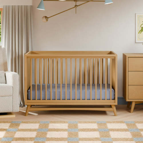 3-in-1 Convertible Crib with Toddler Bed Conversion Kit