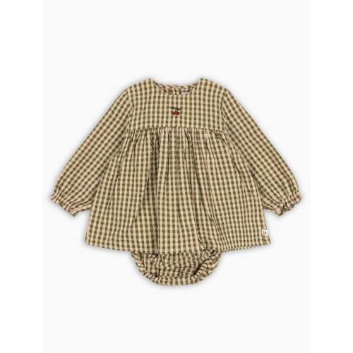Kim Romper in Avocado Check