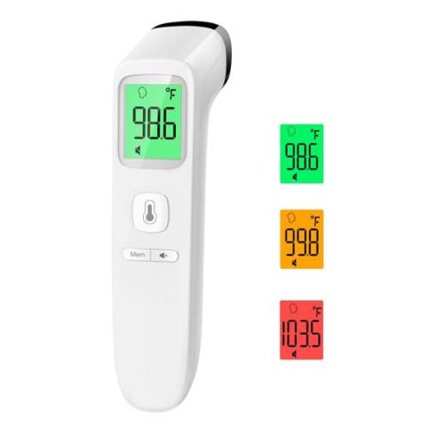No-Touch Thermometer for Adults and Kids, Accurate Digital Baby Thermometer, Fever Alarm & Silent Mode, 2 in 1 Forehead & Object Mode