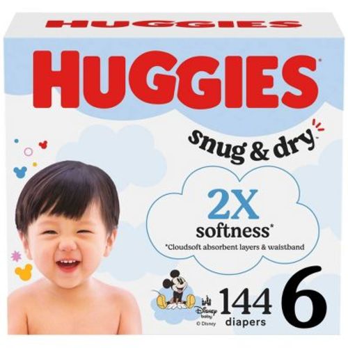 Any size 6 diapers! Bulk packs