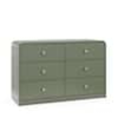 Storkcraft Santos Olive 6-Drawer 48.13 in. Wide Dresser 03766-15A