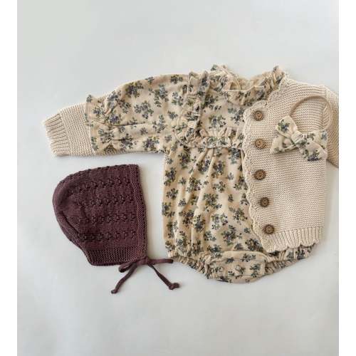 Violla Romper Set – Olive and Cradle