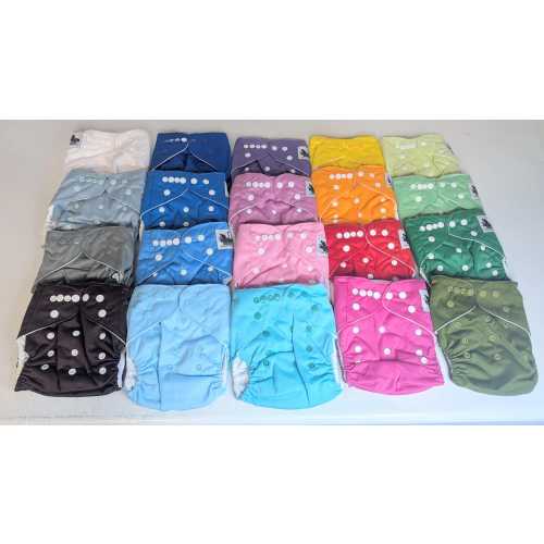 Cloth Diaper Pocket, Cloth Nappy, Cloth Diaper Inserts, Diaper Cover, Reusable Diaper, Solid Color Pocket, Zero Waste - Eco friendly diapers