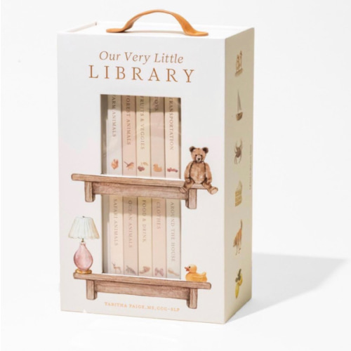 Our Very Little Library Board Book Set: A Foundational Language Vocabulary Board Book Set for Babies (Tabitha Paige Children's Book Series)