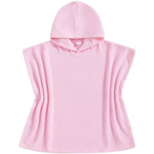 woshilaocai Toddler Swim Coverup Boy Girl Hooded Poncho Kid Baby Swimsuit Cover Up for Beach, Pool, Surf