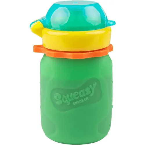 Squeasy Snacker Spill Proof Silicone Reusable Food Pouch