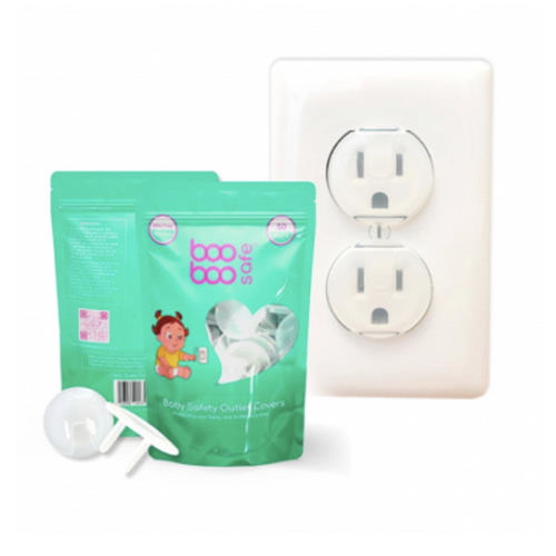 Baby Proof Outlet Covers - 50 Pack Transparent Socket Covers for Outlets - Easy Install Outlet Plug Covers - Child Safety Clear Outlet Covers - Durable & Steady Outlet Covers