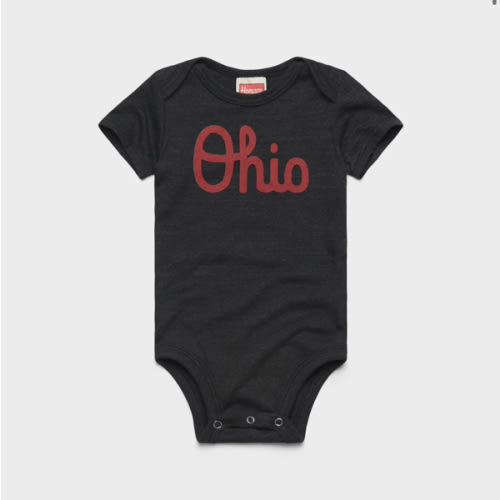 Script Ohio Baby One Piece | Ohio State University Infant Top – HOMAGE