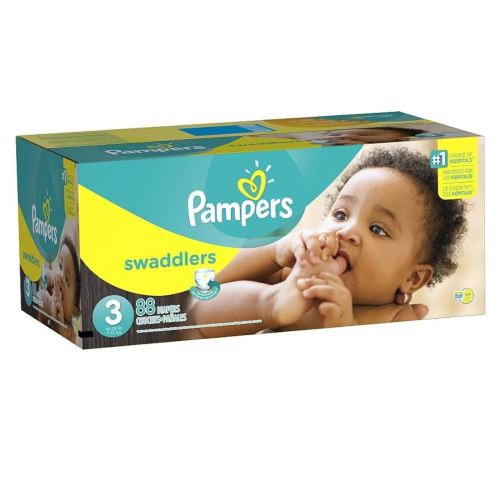 Pampers Swaddlers Diapers Size 3, 88 Count