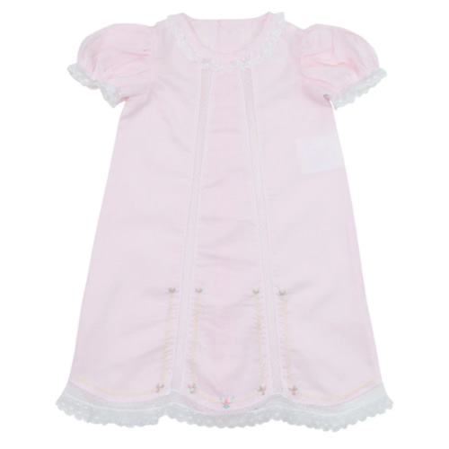 Pink Heirloom Rosebud Baby Gown – Cecil & Lou
