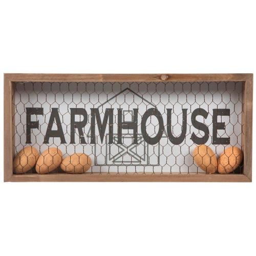 Farmhouse Eggs Wood Wall Decor