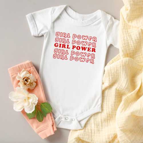 Girl Power Baby Onesies® , Feminist Baby Onesies® , Baby Girl Onesies® , Baby Girl outfit | The Future is Female Bodysuit