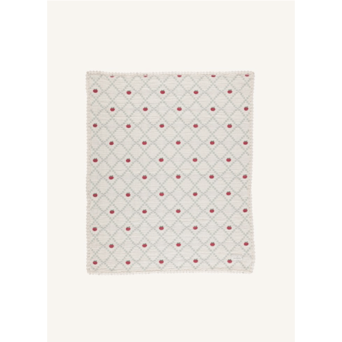 Bebe Organic Organic Cotton Apple Patchwork Blanket | Ecru