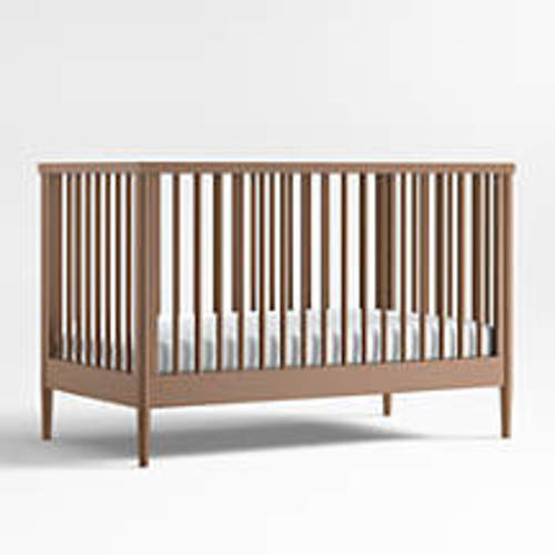Hampshire Brown Wood Convertible Crib