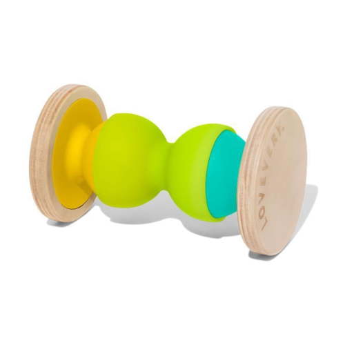 Lovevery, Shake & Roll Wobbler, Crawling Toy and Rattle for Babies and Toddlers, 6+ Months