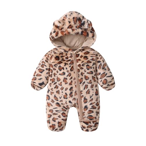 Newborn Baby Boy Snowsuit Toddler Girl Infant Fleece Winter Coat | LECHARMEBB