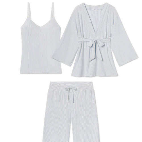 LAKE | Women | DreamModal Pajamas | Fog Maternity Kimono Bundle