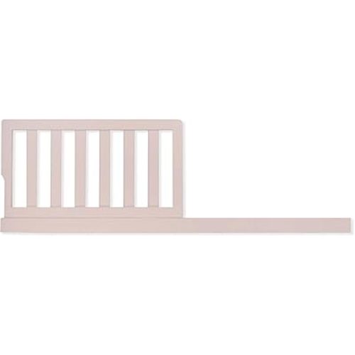Toddler Bed Safety Guard Rail for Evolur Baby Convertible Cribs - Solid Wood Rail for Convertible Crib to Toddler Bed Conversion - Safety Bed Rail for Children (Pink Pearl, Model 846)