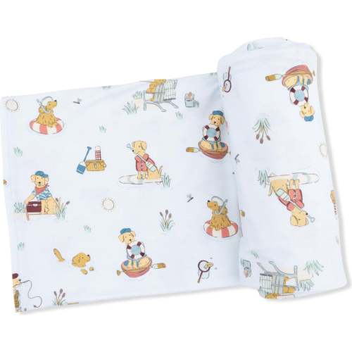 Lake Buddy Dogs, Swaddle Blanket - Angel Dear Swaddles | Maisonette