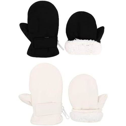 Winter Mittens Lined Fleece Warm Waterproof Ski Snow Gloves