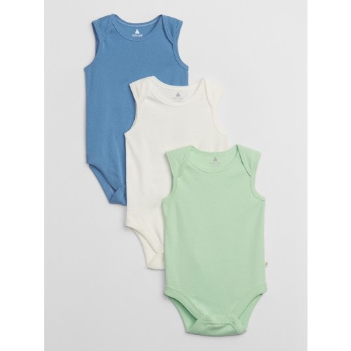 Baby Sleeveless Bodysuit (3-Pack)