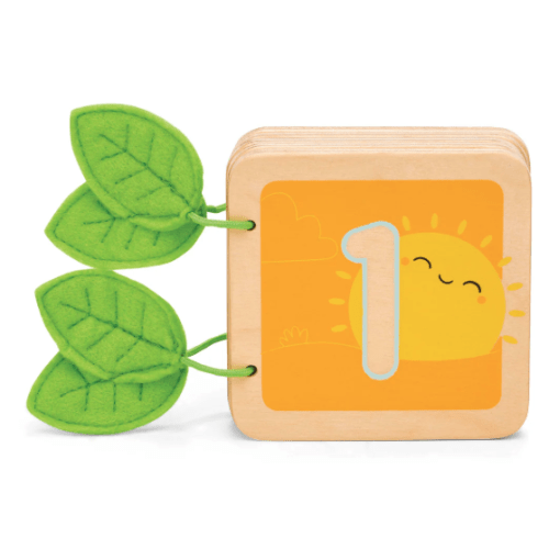 123 Numbers Wooden Book