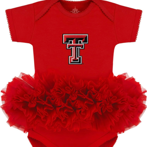 Creative Knitwear College Baby Tutu Bodysuit Dress-Team Logo, Multiple Colors, for Girls (0-12 Months)