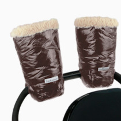 7AM Enfant Warmmuffs - Brown Polar