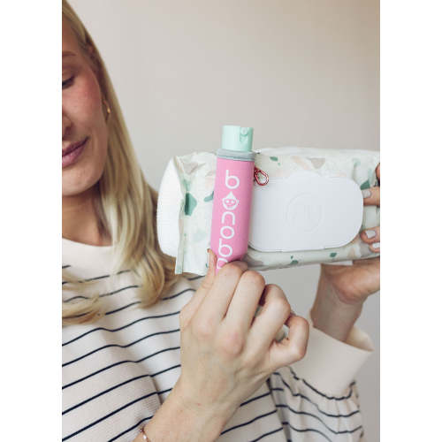 Portable Wipes Spritzer Pouch Trio - GREY 3-Pack | Bonobo Baby