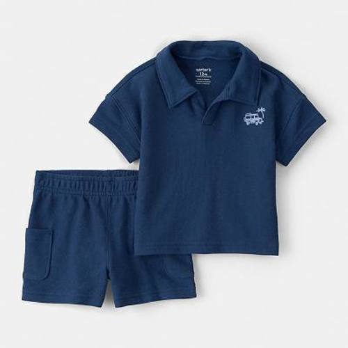 Baby Boy Carter's 2-Piece Car Top & Shorts Set