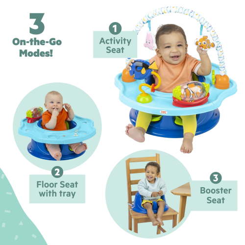 Disney Baby Finding Nemo SuperSeat 3-in-1 Seat by Bright Starts, Unisex, Infant