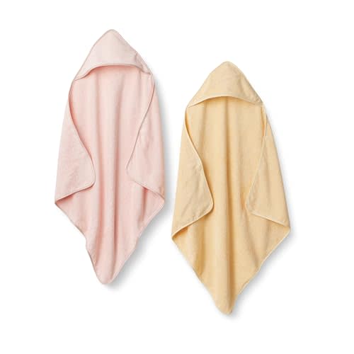 Amazon Essentials x Sofia Grainge Unisex Babies' Hooded Bath Towel
