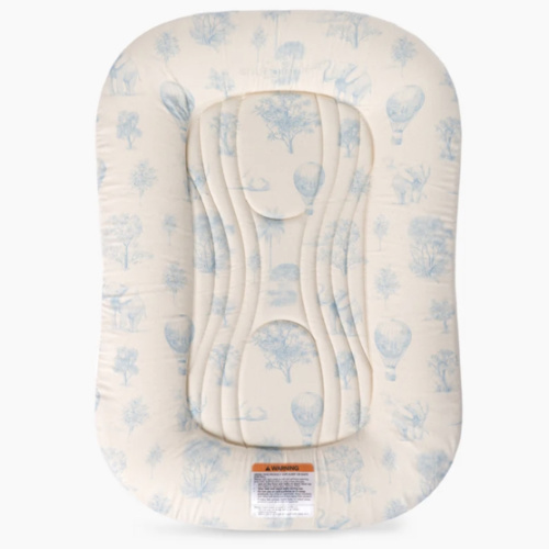 Infant Lounger Wave | Blue Toile