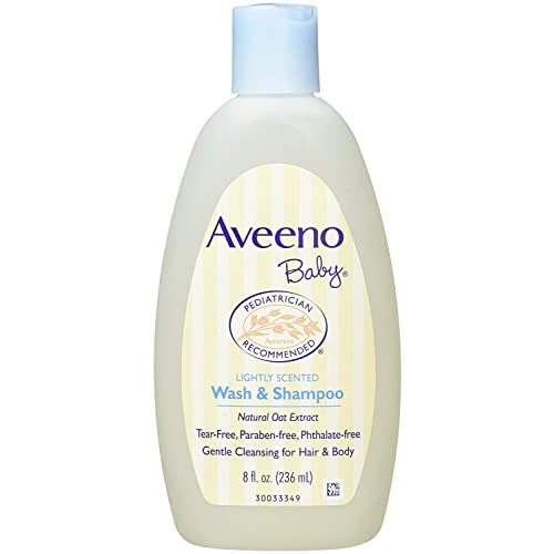 Aveeno Baby Wash & Shampoo For Hair & Body, Tear-Free, 8 fl. Oz