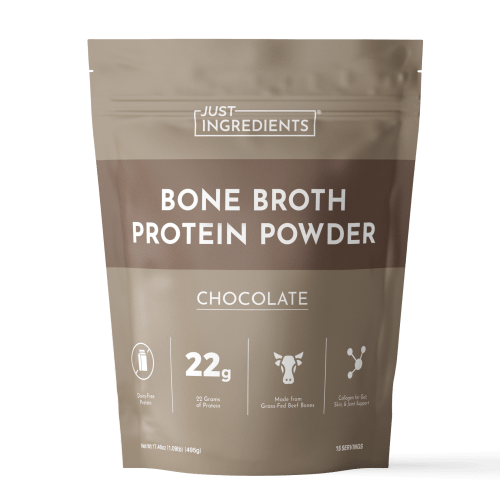 Chocolate Bone Broth Protein Powder — 15 servings | Just Ingredients