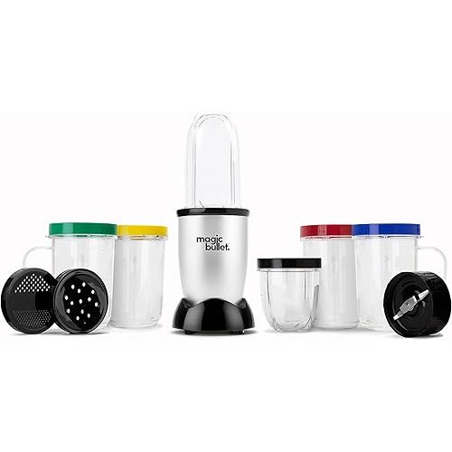 Magic Bullet Blender, Mixer & Mini-Food Processor In-One (17-Piece Set)