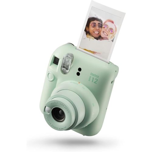 Fujifilm Instax Mini 12 Instant Camera (Mint Green) (Renewed)