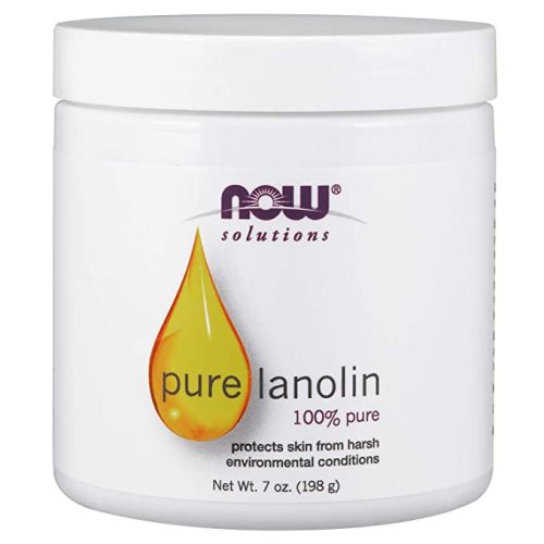 NOW Solutions, Pure Lanolin, Wind and Harsh Environment Skin Protectant, Thick Jelly, For Rough Dry Skin, 7-Ounce - 7 Fl Oz (Pack of 1)