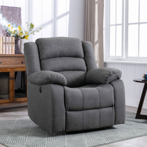 Latitude Run® 37.1" Wide Modern and Super Soft Overstuffed Power Standard Recliner with Padded Armrest & Reviews | Wayfair