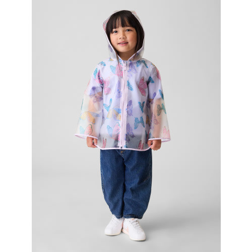 Baby & Toddler Butterfly Rain Jacket