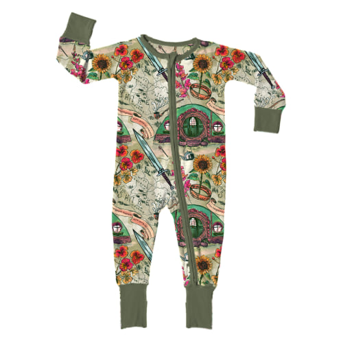 The Lord of the Rings™ Map of the Shire Zip Romper