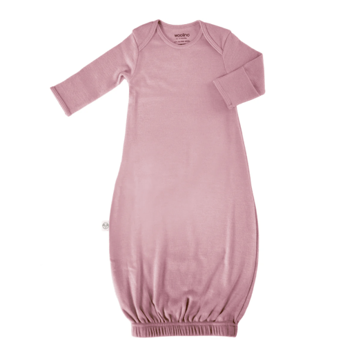 Merino Wool Baby Gown |Natural Merino Wool Baby Sleepwear – Woolino