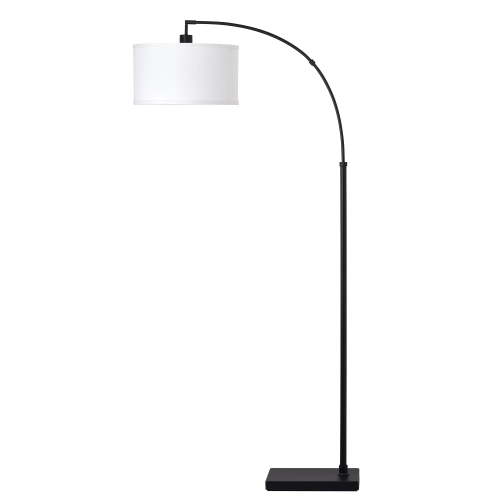 Better Homes Gardens 71"H Black Metal Arc Floor Lamp, Classic, Adult Home Office