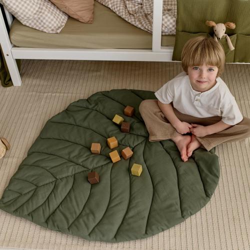 Soft Linen Baby Play Mat for Tummy Time & Play – Ideal for Newborns, Infants, and Nursery Décor