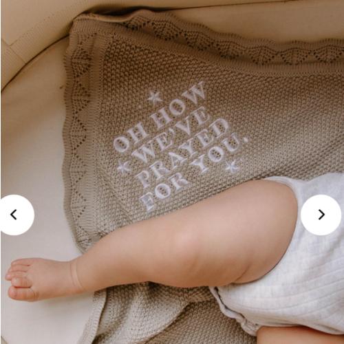Oh How We've Prayed For You Knit Blanket – OUR HOUSE ABOVE