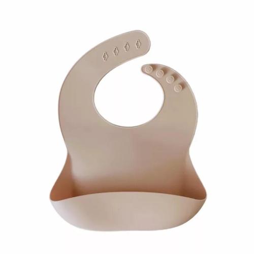 Silicone Bib ( Creamy ) – Lu & Ken Co.