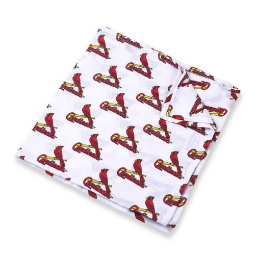 Infant Three Little Anchors White St. Louis Cardinals 47'' x 47'' Muslin Swaddle Blanket