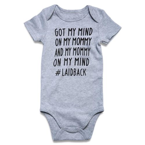 RAISEVERN Baby Boys Girls Clothes Infant Romper Newborn Bodysuits Funny Outfit 0-12 Months
